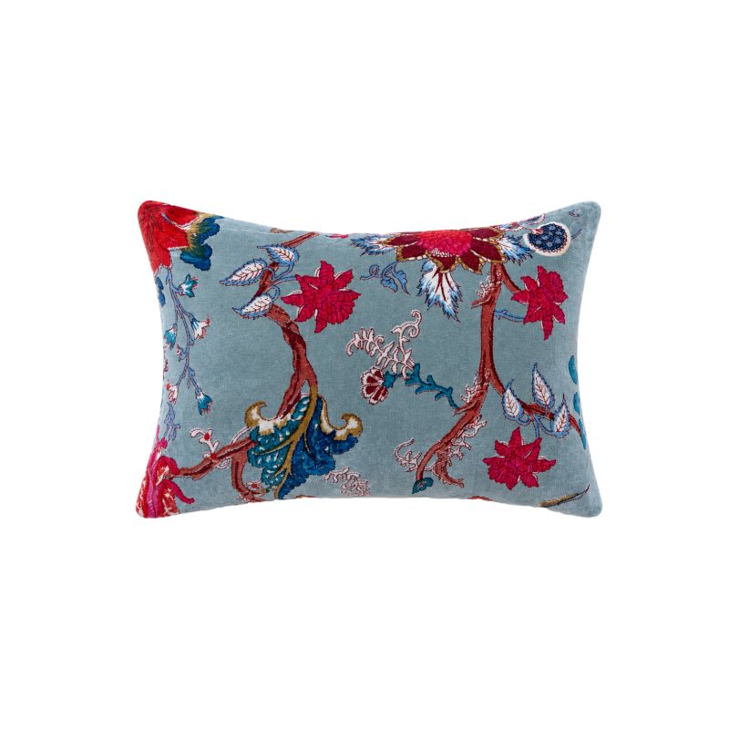 Housse de coussin velours petit rectangle Indira