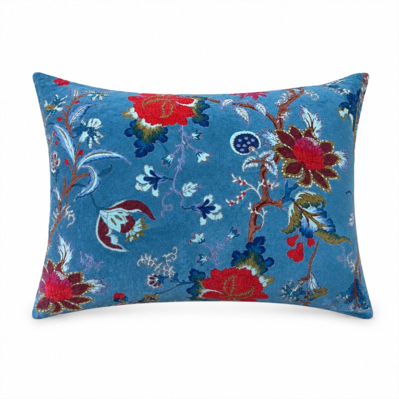 Housse de coussin velours grand rectangle Réva