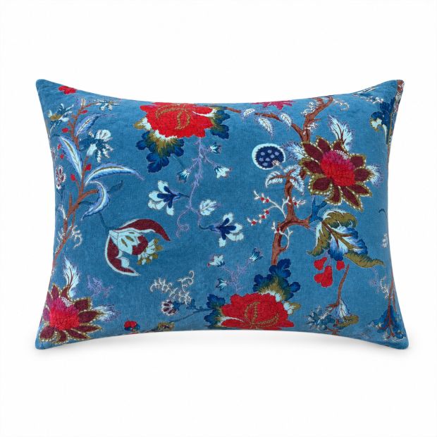 Housse de coussin velours grand rectangle Réva
