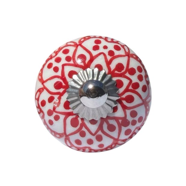 127 - Bouton de meuble céramique