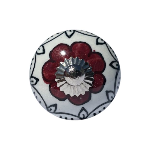 112 - Bouton de meuble céramique