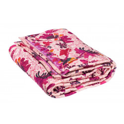 Tour de lit à barreaux bébé tissu créateur Papillons roses