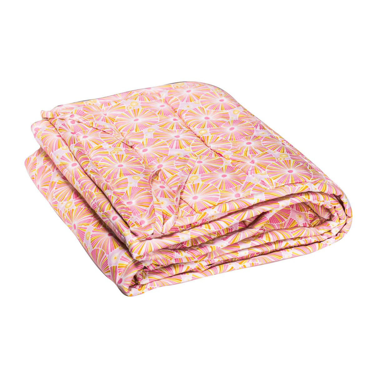Tour de lit à barreaux fille tissu créateur rose - Bibop et Lula