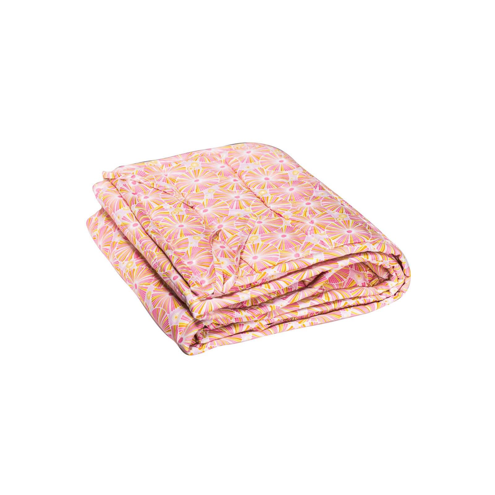 Tour de lit à barreaux fille tissu créateur rose