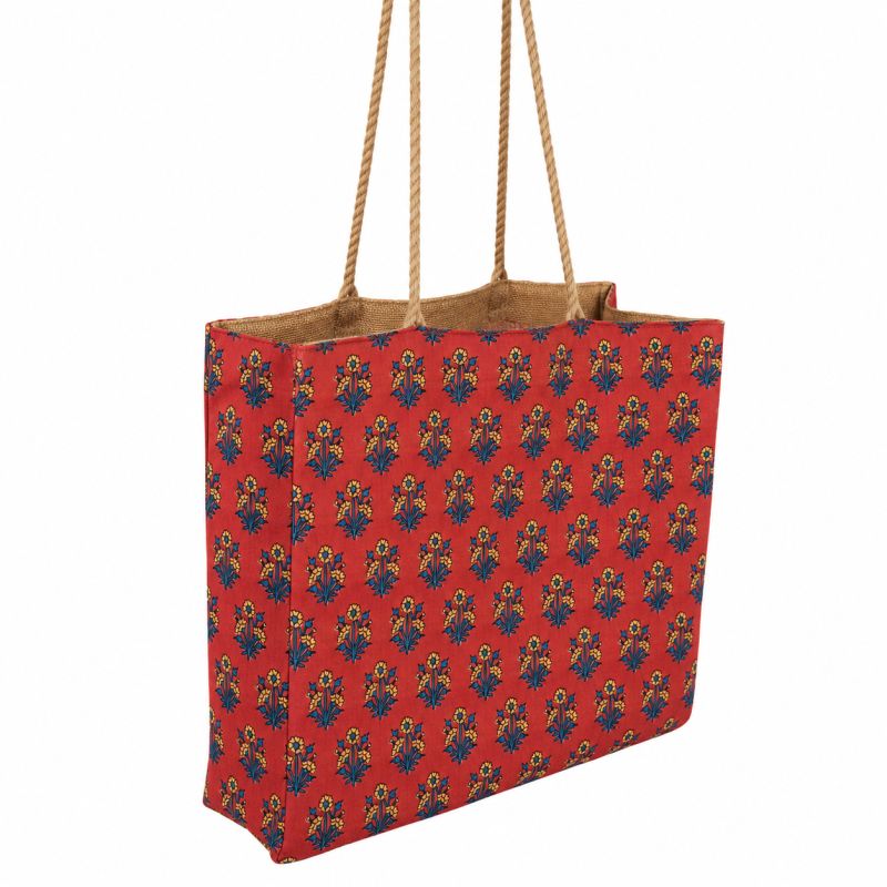 Sac cabas toile de jute Fusaki