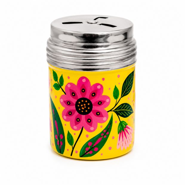 Saupoudreuse inox peinte à la main Solaya