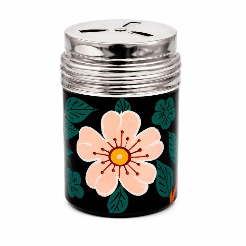 Saupoudreuse inox peinte à la main Hanami