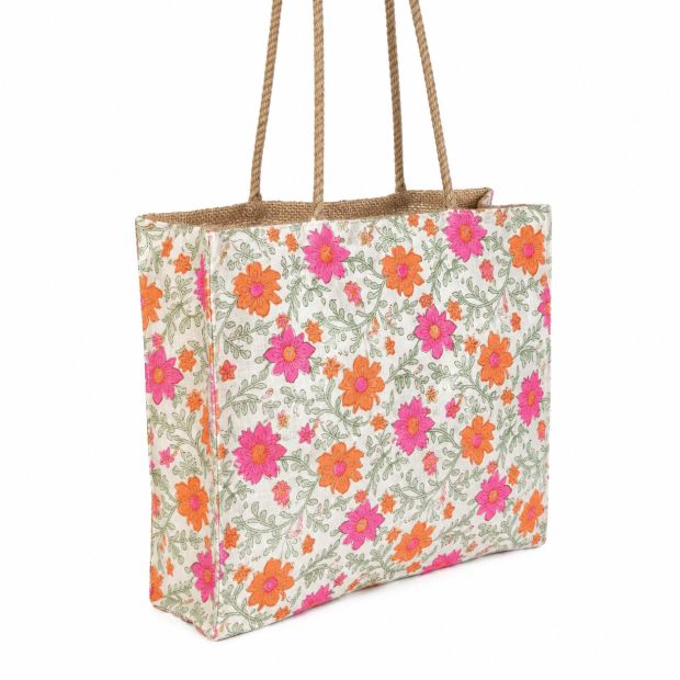 Sac cabas toile de jute Okuma