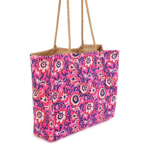 Sac cabas toile de jute Sukuji
