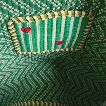 Sac cabas matelassé Coração