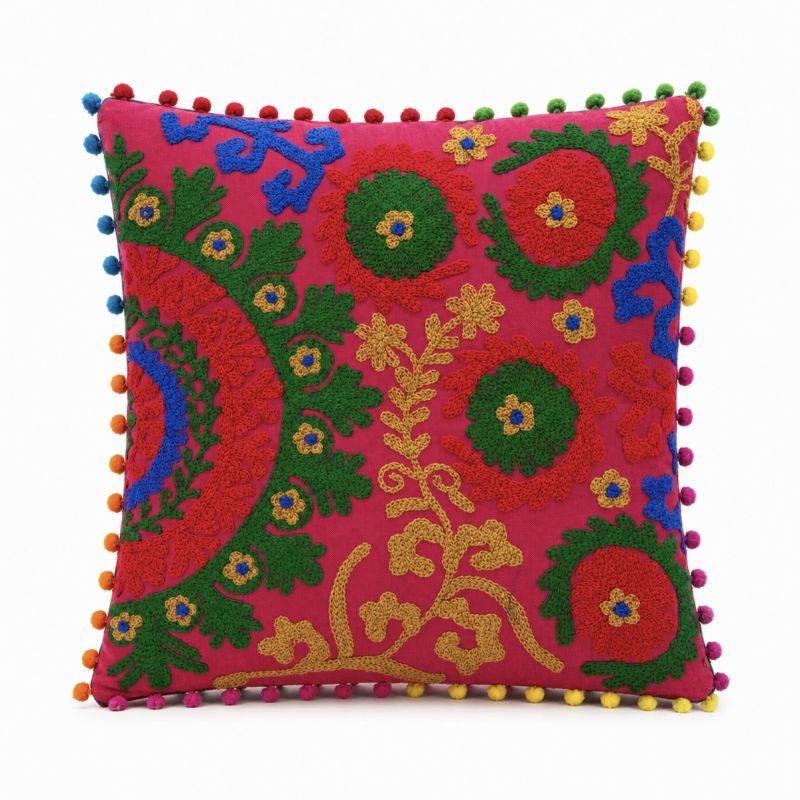 copy of  Housse de coussin Suzani Rose