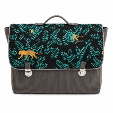Cartable velours Panthère
