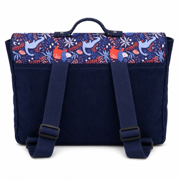 Cartable velours Dinos