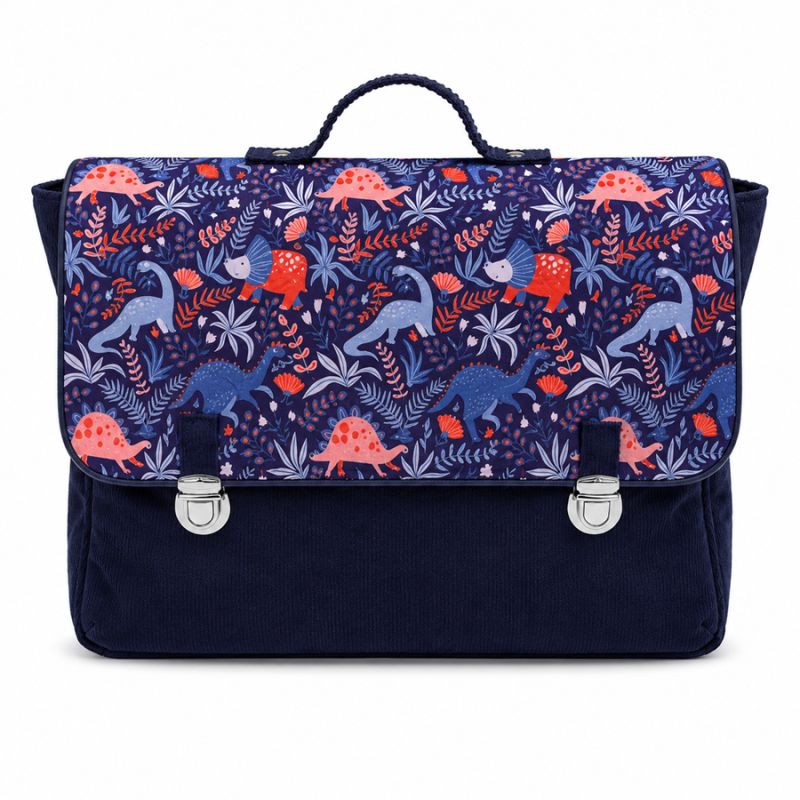 Cartable velours Dinos