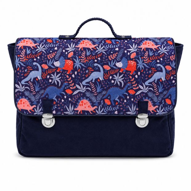 Cartable velours Dinos