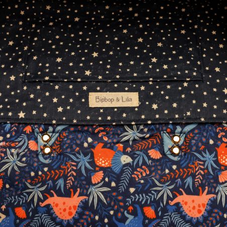 Cartable velours Dinos