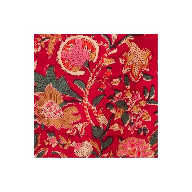 Nappe Jardin Safran rouge