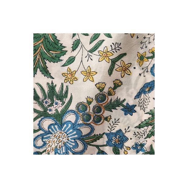 Nappe Jardin Indien blanc