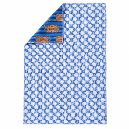 Tapis de jeu matelassé bébé Bengale bleu