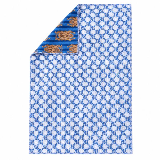 Tapis de jeu matelassé bébé Bengale bleu