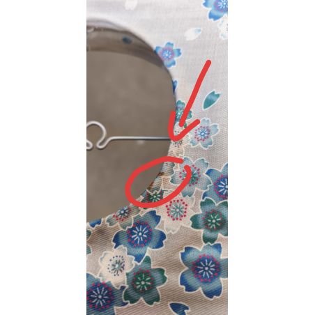 Lampion tissu boule japonaise ruche Dewas