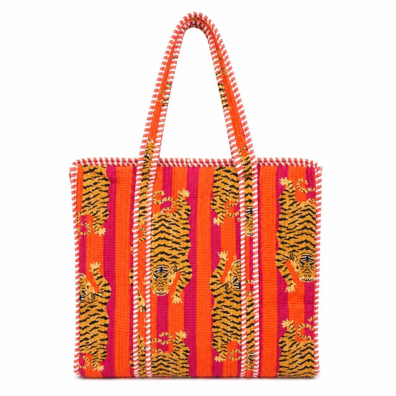 Sac cabas matelassé zippé Bengale