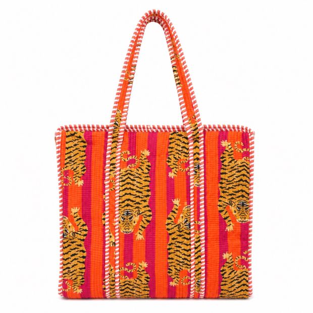 Sac cabas matelassé zippé Bengale