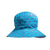 Chapeau fille 2-6 ans coton rose et bleu - Bibop et Lula