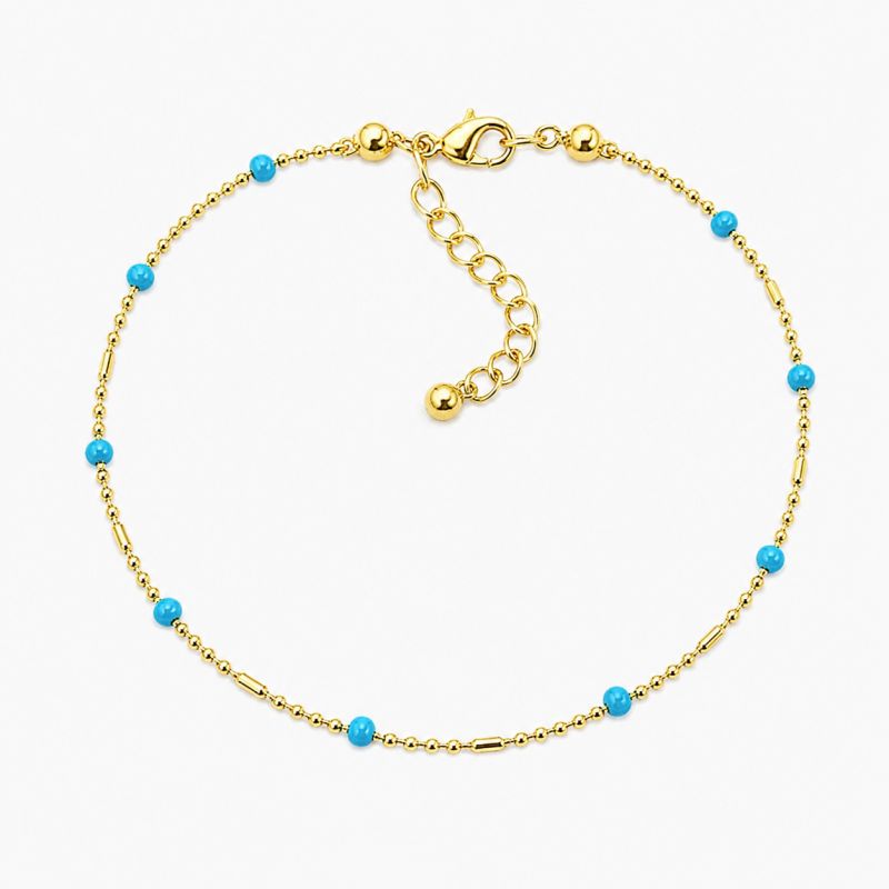 Bracelet Perles bleues