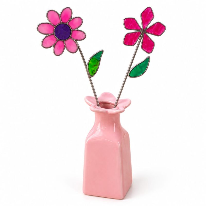 copy ofVase soliflore céramique uni rouge