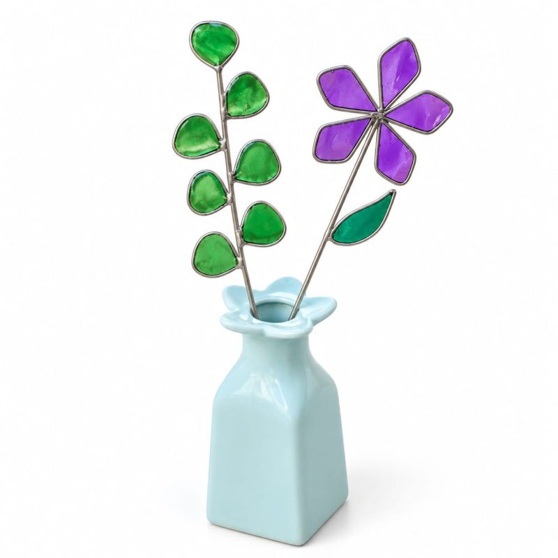 copy ofVase soliflore céramique fleur Violet