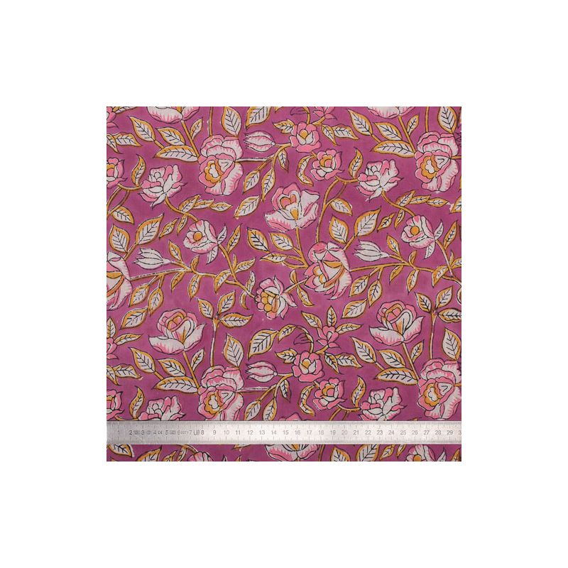 Tissu block print indien Joosri