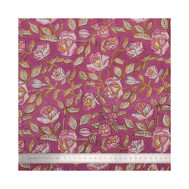 Tissu block print indien Joosri