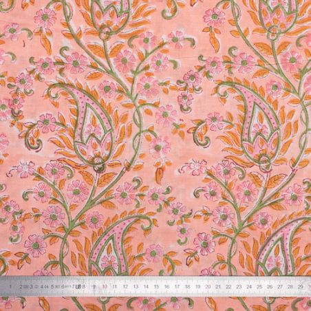 Tissu Block Print Indien Patli