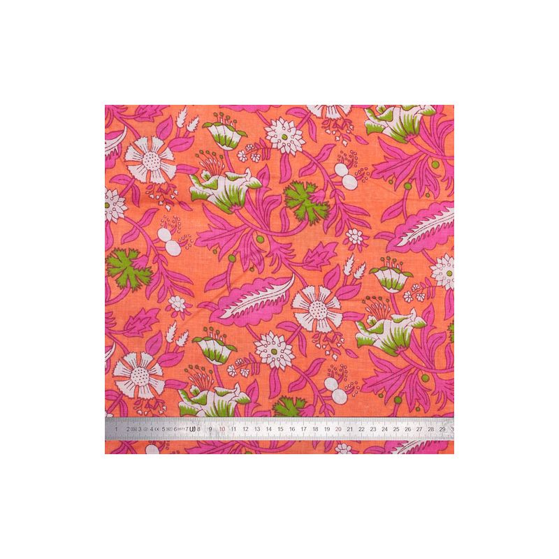 Tissu Block Print Indien Lotiya