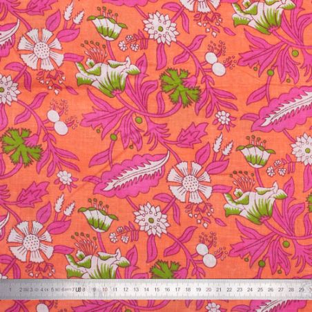 Tissu Block Print Indien Lotiya