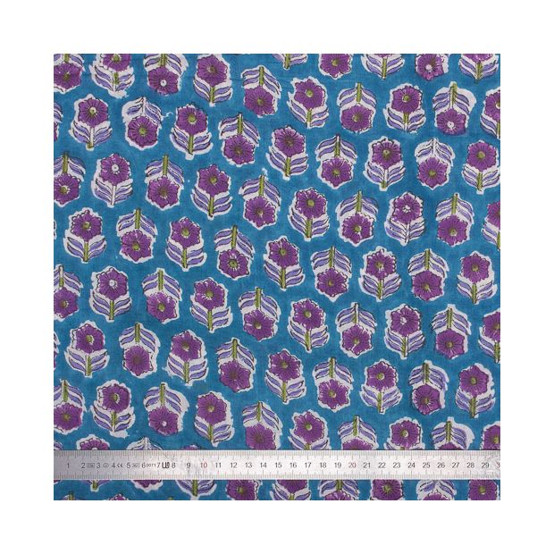 Tissu block print indienSonada