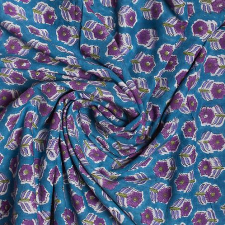 Tissu block print indienSonada