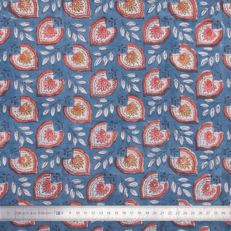 Tissu block print indienBirbara