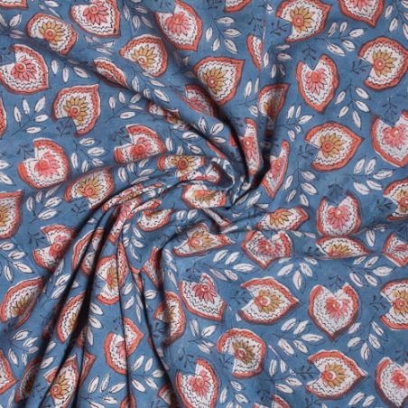 Tissu block print indienBirbara