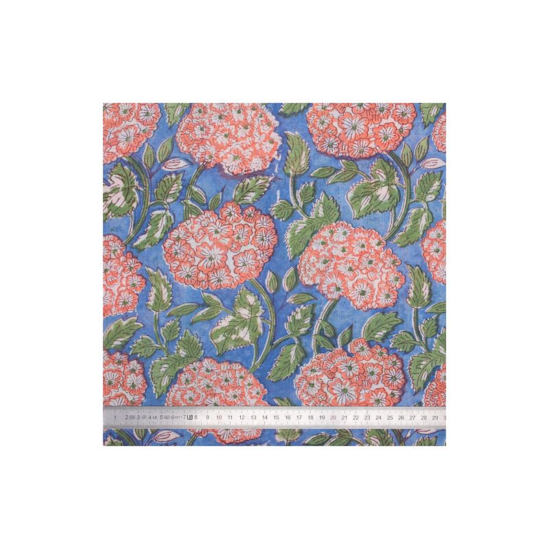 Tissu block print indienBijambari