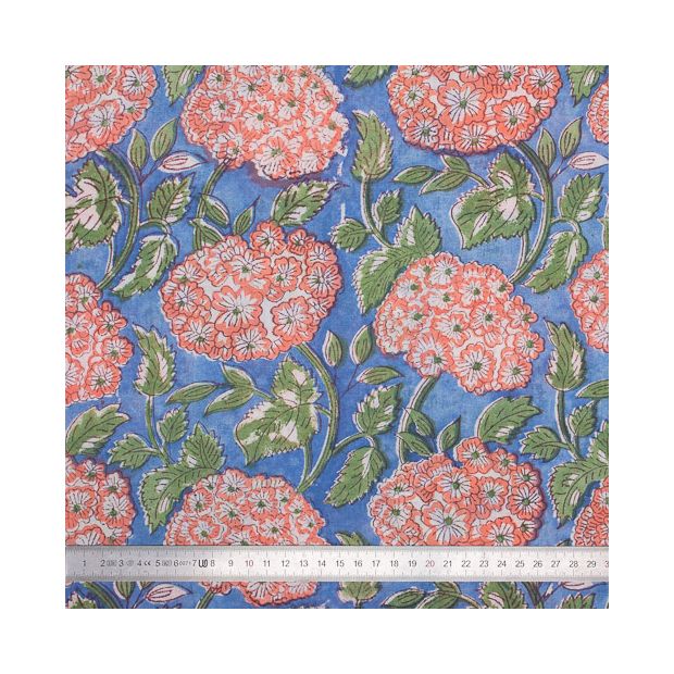 Tissu block print indienBijambari
