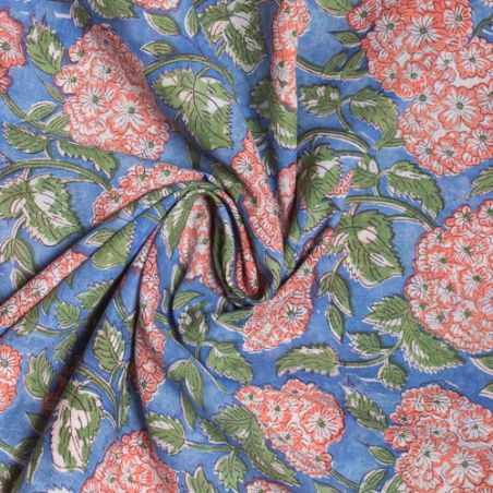 Tissu block print indienBijambari