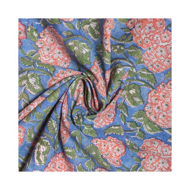Tissu block print indienBijambari