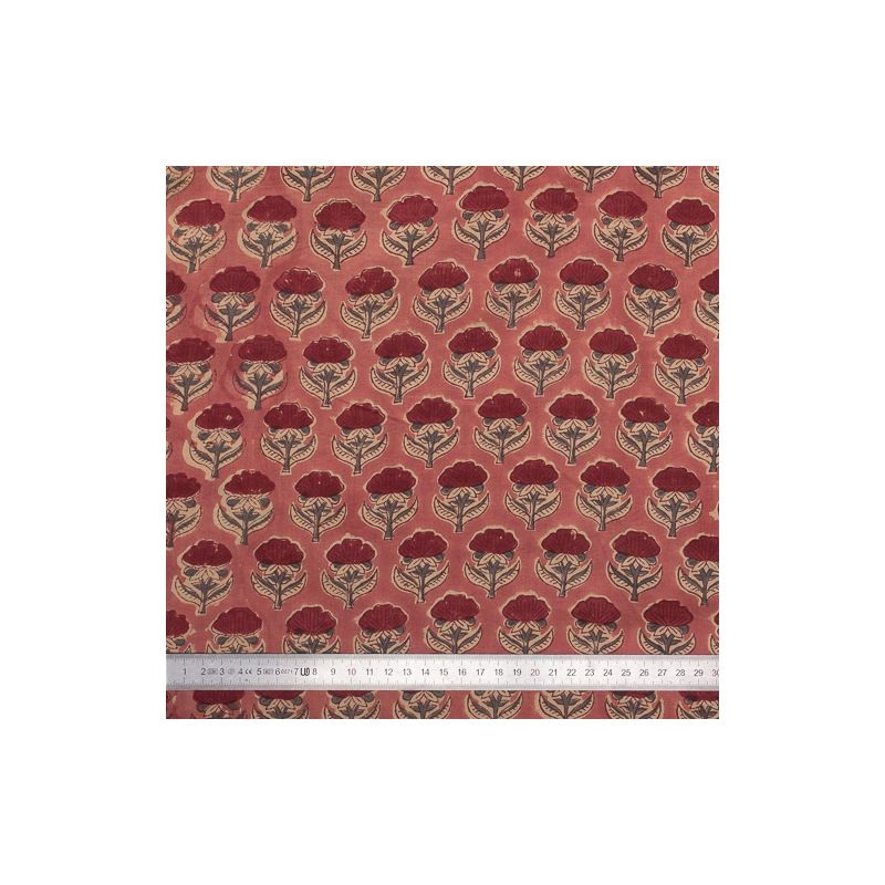 Tissu block print indien Mandi