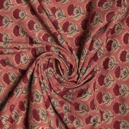 Tissu block print indien Mandi