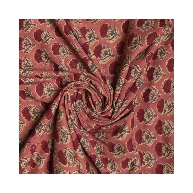 Tissu block print indien Mandi