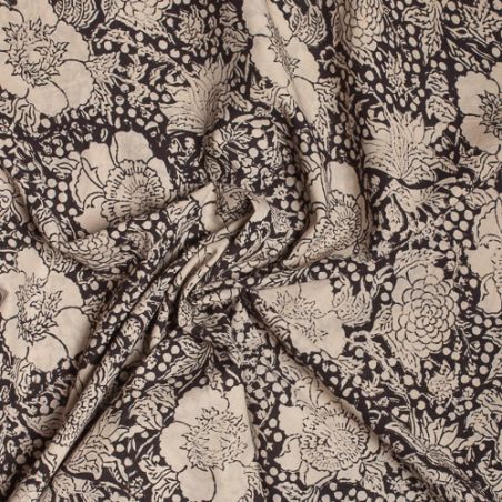 Tissu block print indien Haliya