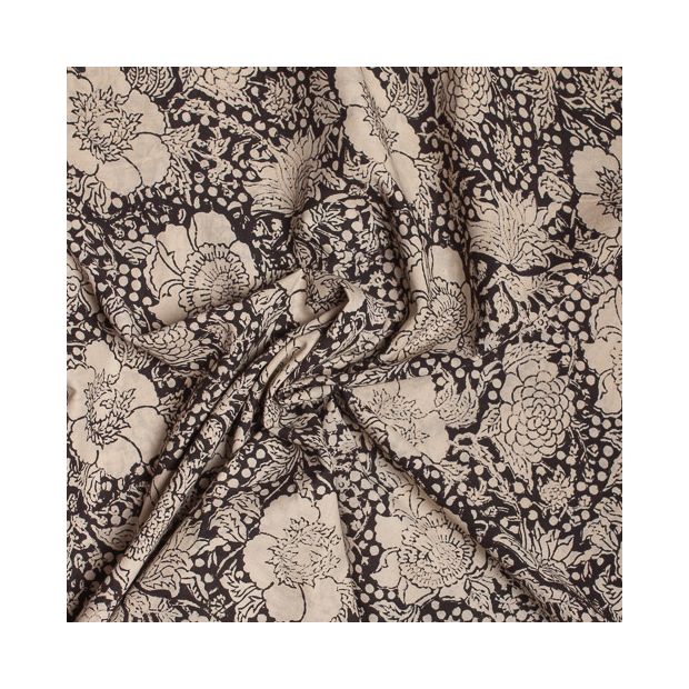 Tissu block print indien Haliya