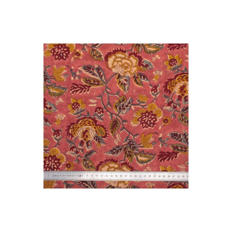 Tissu block print indien Chipi